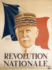 "REVOLUTION NATIONALE" Affiche