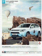 Publicité Advertising1020  2014  Mitsubishi  Outlander Phev  4x4  éléctrique