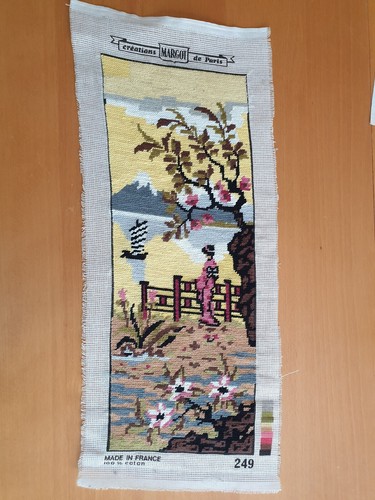 Canevas fini vintage paysage