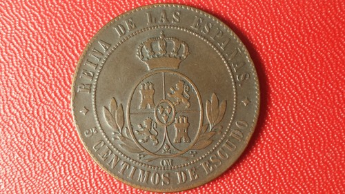 Centimos escudo 1868 - centimos, de