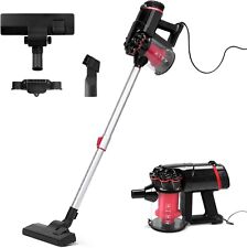 BALAI ÉLECTRIQUE ASPIRATEUR SANS SAC 2 EN 1 AVEC FILTRE CYCLONIQUE 600W FIL