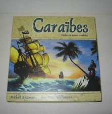 JEU,CARAIBES,WINNING MOVES 2004,CARIBEAN BOARD GAME (FR),PIRATES,BATEAUX,ILES