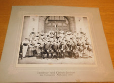 1910 ancien PHOTO fanfare