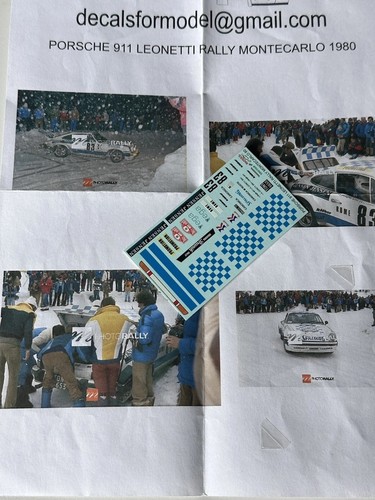 Rare decal porsche 911 - 43,