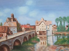 Peinture à l'huile paysage