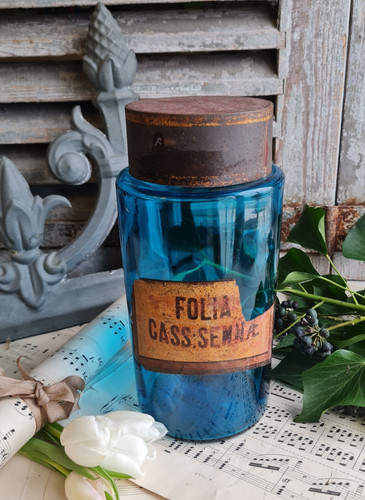 Ancien pot bocal verre - verre, a
