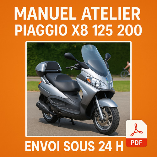 Manuel atelier piaggio - piaggio, x8