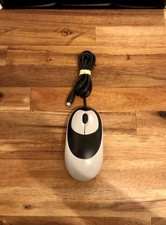 Souris Rétro Filaire 3D Scroll Mouse - Port PS2 - Noir/Blanc - Vintage