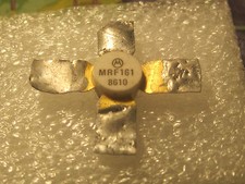 1pcs.  MRF161 Si N-CHANNEL RF POWER MOSFET 17.5W  65V 900mA  400MHZ (used)