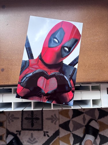 Poster metal deadpool neon - poster,