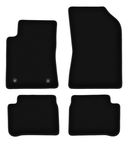 Tapis sol velours noir - de,