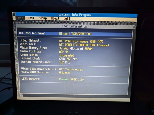 Compaq evo n610c retrogaming - compaq,