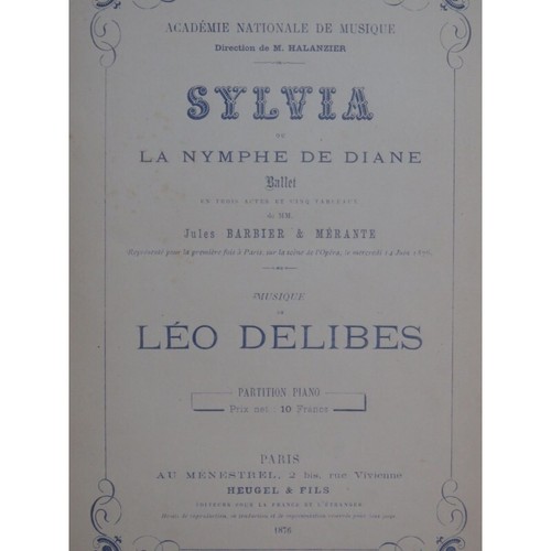 Delibes léo sylvia - delibes,