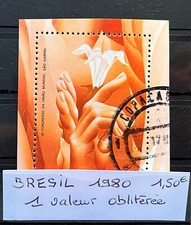 TIMBRES BRESIL 1980 1 VALEUR