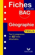 Géographie Terminales L, ES