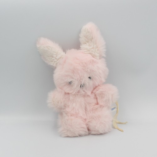 Ancienne peluche lapin - , rose