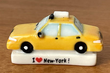 Fève New York Taxi Jaune Yellow Cab Manhattan ❤️ Galette des Rois French charm