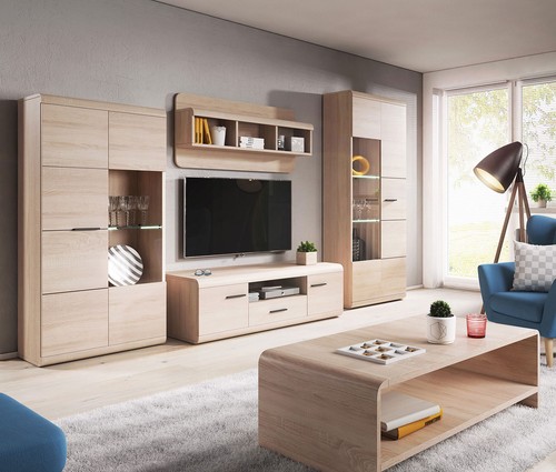 Wohnzimmer set teilig - wohnzimmer-set, 5-teilig