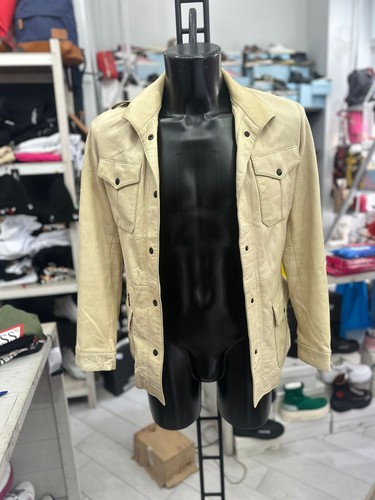 Veste en cuir usagée - m,