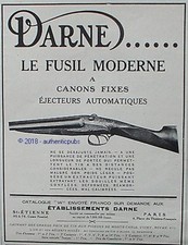 PUBLICITE DARNE FUSIL MODERNE