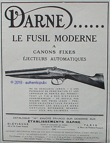 Publicite darne fusil moderne - darne,