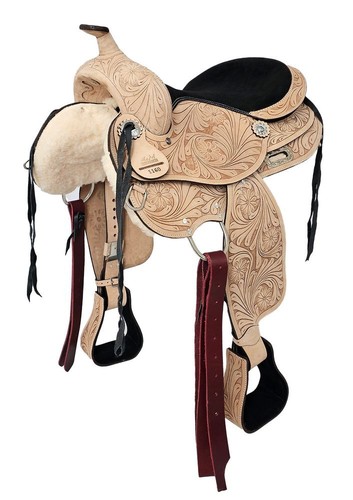 Cuir buffle selle western - cuir,