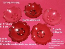 TUPPERWARE Lot Coupes