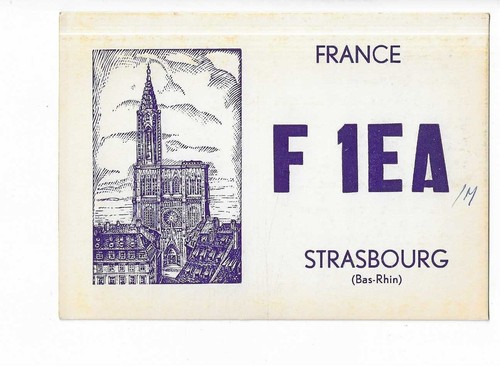 Carte qsl radio amateur - carte,