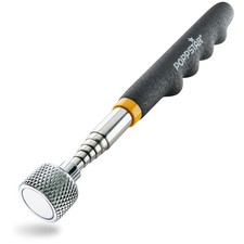 Poppstar Aimant Télescopique, Extensible, Longueur 80 cm, Supporte 7,2 kg