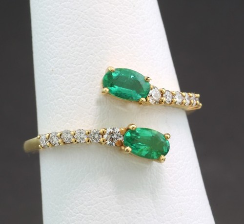Bague jumeau émeraude - bague,