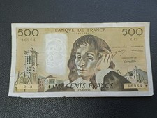 Billet De 500 Francs Pascal