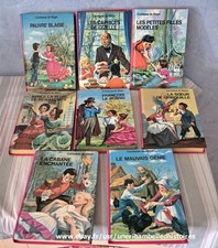 8 livres Comtesse de Ségur, bibliothèque rose Casterman, années 80