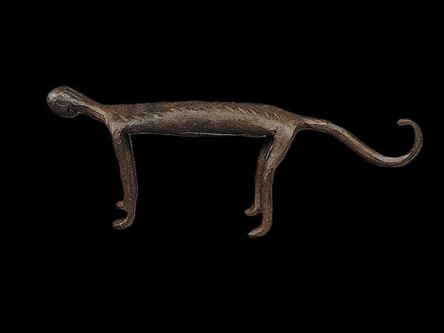 Art africain figurine singe - art,