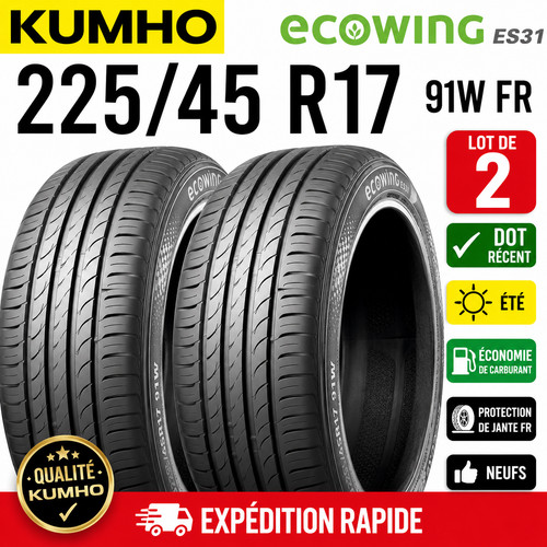 Pneus 225 r17 91w kumho - 2,