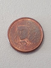 Pièce de 1 euro cent 2017