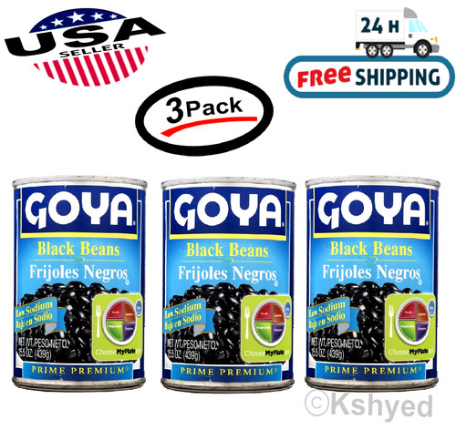 Goya black beans - black,