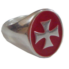 Bague Croix Templière