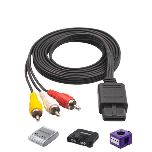 Câble vidéo audio rca - tv,