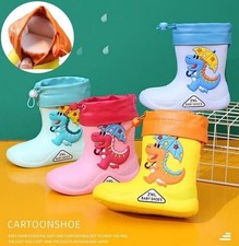 BOTTES DE NEIGE DE PLUIE IMPERMÉABLES GARÇONS FILLES ENFANTS TOUT-PETITS WELLINGTON DOUBLÉES CHAUDES