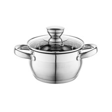 Faitout Inox 13 l I Diamètre de 14 cm I Marmite Inox OLIVER I Casserole Acier...