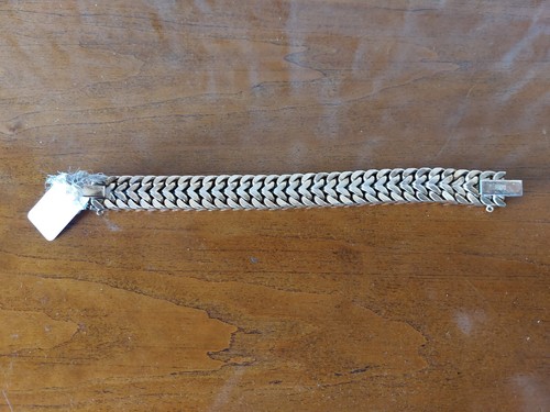Bracelet maille plaque - maille,