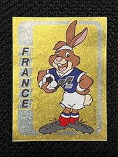 STICKER PANINI FOOT SWEDEN EURO 1992 ECUSSON MASCOTTE FRANCE # 41 RECUP REMOVED