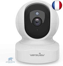 wansview Caméra Surveillance WiFi, 2K Caméra IP WiFi Intérieur avec Alerte in