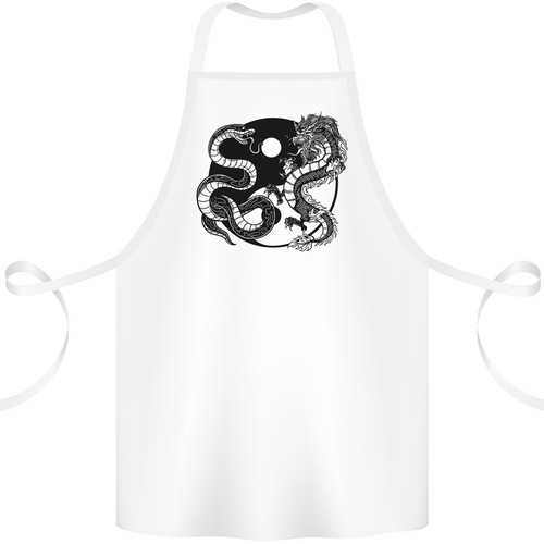 Tablier coton japonais yin - en,