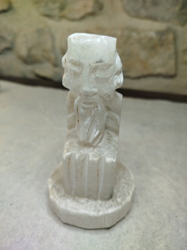 Statuette chinoise albatre - statuette,