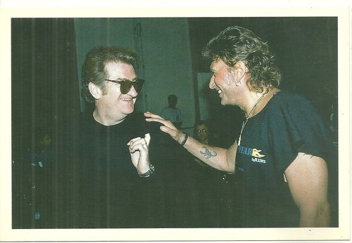 Rare carte postale johnny - carte,