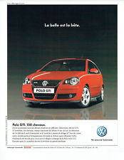 Publicité Advertising 127  2006  Volkswagen  la Polo GTI VW