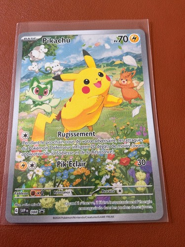 Carte pokémon pikachu promo - carte,