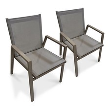 Lot de 2 Fauteuils de Jardin