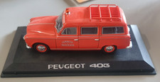 CAMION POMPIERS DU MONDE - DEL PRADO - PEUGEOT 403